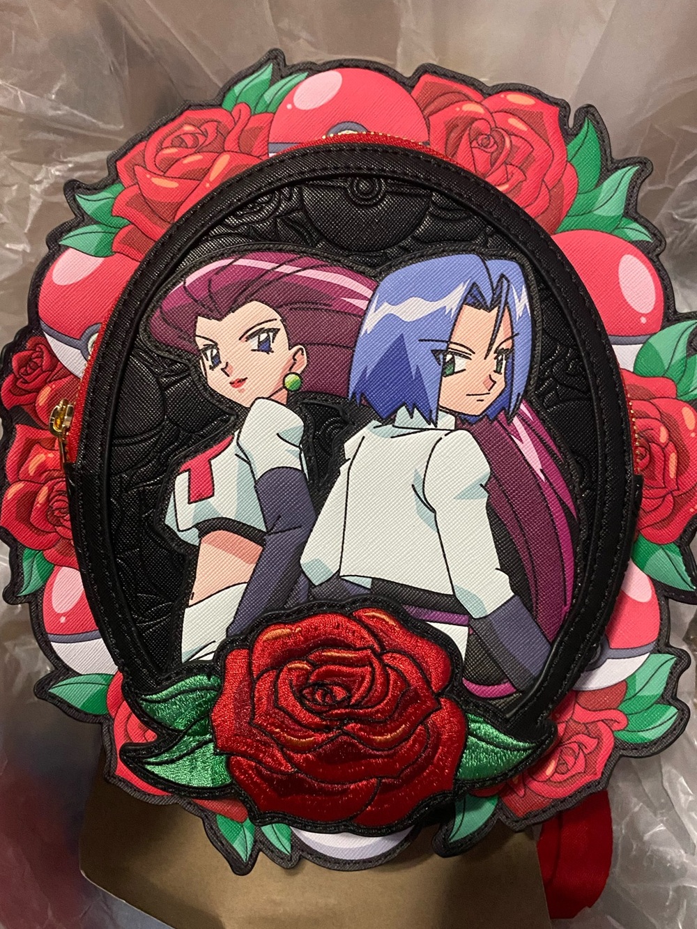 SDCC Limited Edition Pokémon Team Rocket Cameo Loungefly Mini Backpack